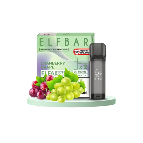 ELFBAR ELFA Cranberry Grape 20mg Nikotin 2er Pack