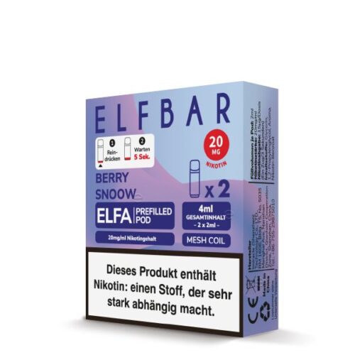 Elfbar Pods Blueberry Snoow 2x2ml Pods