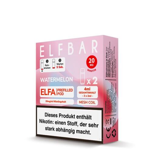 ELFBAR ELFA Pods Watermelon 20mg Nikotin
