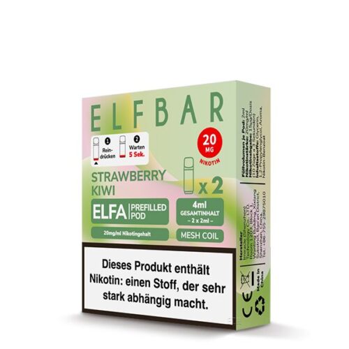 Elfbar Pods Strawberry Kiwi 2x2ml Pods
