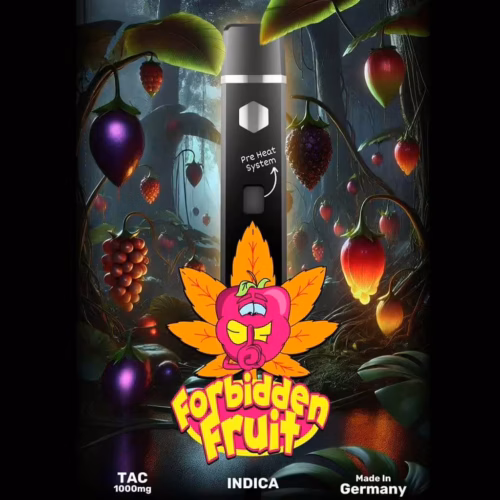 happys amsterdam tac forbidden fruit indica fruchtig entspannend dampferlebnis