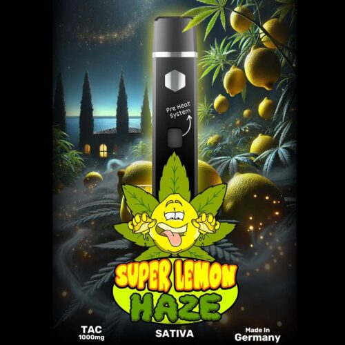 happys amsterdam tac super lemon haze sativa spritzig fruchtig belebend dampferlebnis